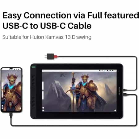 Cable salida USB-C a entrada USB-C