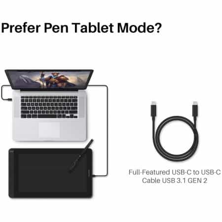 Cable salida USB-C a entrada USB-C