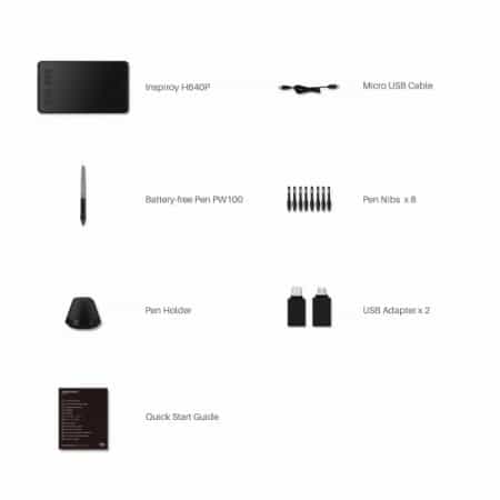 INSPIROY H640P + LAPIZ + PUNTAS ADICIONALES